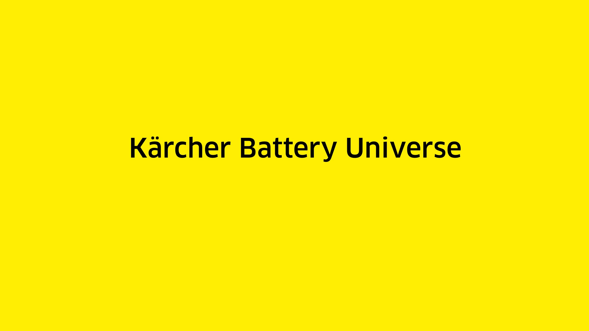 Kaercher Professional Outdoor Power Equipment