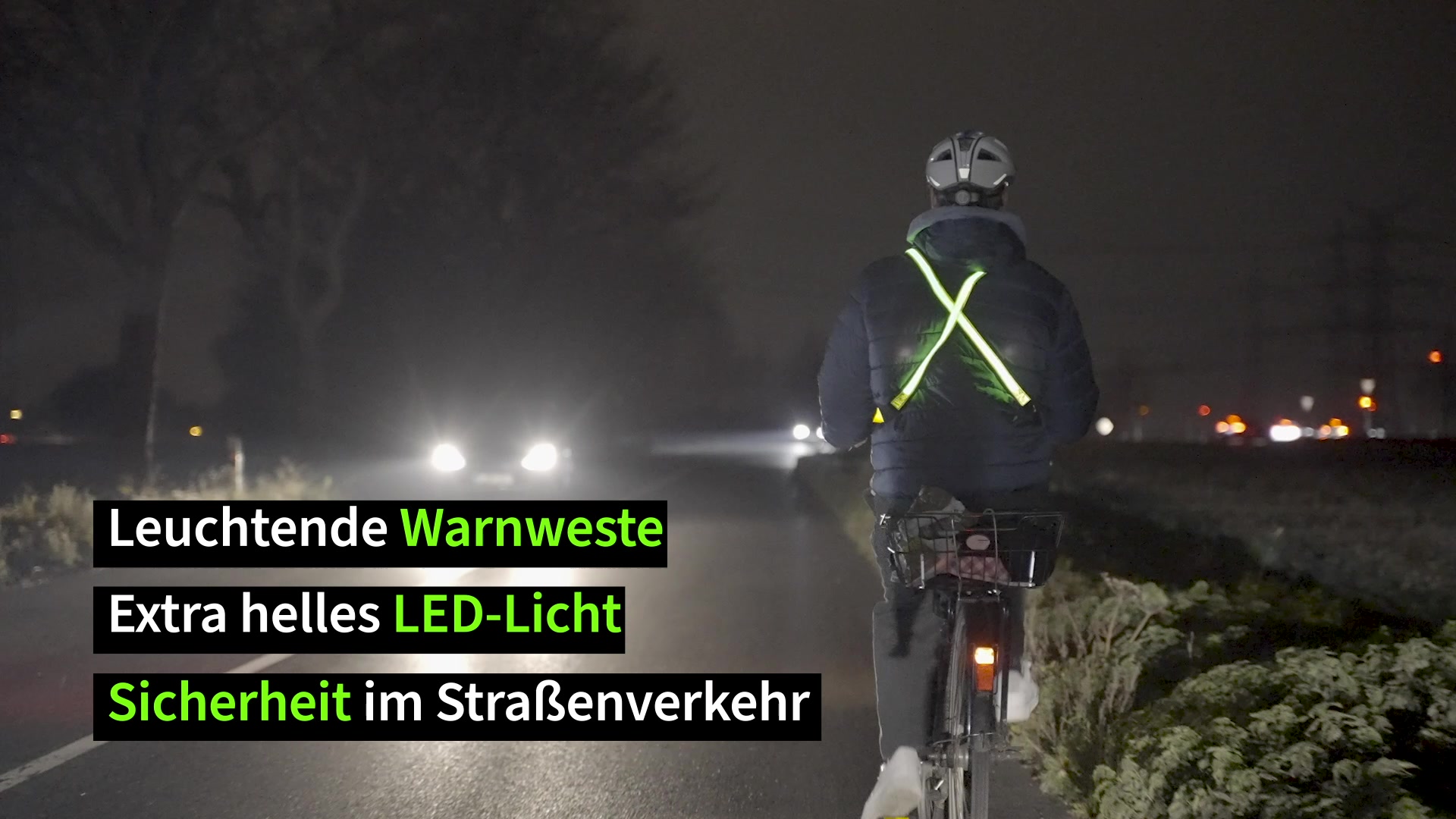 StreetGlow Warnweste mit LED-Licht 